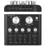 Marhynchus V8 Voice Conversion Digital Sound Card, Mobile Computer Live Sound Card, Metal Shell Black (Bluetooth Version)