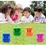 AUSTARK 24Pcs Pencil Sharpener Manual, AUSTARK Assorted Color Small Dual Hole Pencil Sharpeners with Lid for School Office Home (Geometry) AUSTARK 24Pcs Pencil Sharpener Manual, AUSTARK Assorted Color Small Dual Hole Pencil Sharpeners with Lid for School Office Home (Geometry)