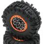 4pcs RC Crawler 2.2 Mud Slingers Tires Tyres OD 124mm & Aluminum 2.2 Beadlock Wheels Rims
