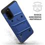 ZIZO Bolt Series for Galaxy S20 Case with Kickstand Holster Lanyard, Blue/Black