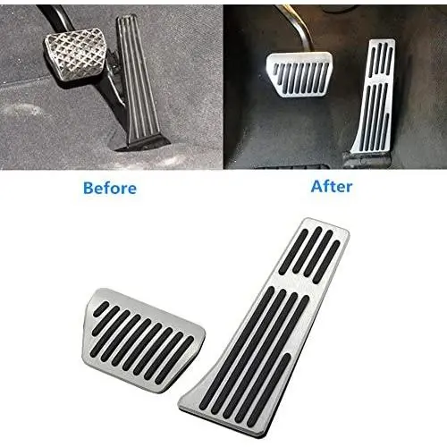 Jaronx for BMW No Drill Gas Brake Pedal, Anti-Slip Aluminium Alloy at Accelerator Brake Pedal Cover (Fits: BMW 3 5 6 7 X3 X4 X5 X6 Z4 Series,E90 E91 E70 E71 F10 F11 F01 F25 E89) (Gas+Brake Pedals) Jaronx for BMW No Drill Gas Brake Pedal, Anti-Slip Aluminium Alloy at Accelerator Brake Pedal Cover (Fits: BMW 3 5 6 7 X3 X4 X5 X6 Z4 Series,E90 E91 E70 E71 F10 F11 F01 F25 E89) (Gas+Brake Pedals)