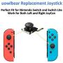 2 Pack Joycon Joystick Replacement, 3D Analog Joystick Thumb Sticks for Nintendo Switch Joy-Con and Switch Lite with Complete Tool Kits, 2 Metal Lock Buckles and 4 Thumbstick Caps