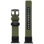 Maxjoy Compatible with Apple Watch Band, 38mm 40mm Nylon Strap Replacement Bands with Metal Clasp Compatible with Apple iWatch SE Series 6 5 4 3 2 1 Sport & Edition, Army Green
