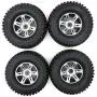 LAFEINA 4PCS 100mm 1.9 Inch Rubber Tires with Metal Beadlock Wheel Rim for 1:10 RC Crawler Axial SCX10 Tamiya CC01 D90 D110 RC Car Parts LAFEINA 4PCS 100mm 1.9 Inch Rubber Tires with Metal Beadlock Wheel Rim for 1:10 RC Crawler Axial SCX10 Tamiya CC01 D90 D110 RC Car Parts