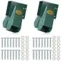 BETOOLL A-Frame 2 Brackets Swing Set Bracket with Mounting Hardware (Green) BETOOLL A-Frame 2 Brackets Swing Set Bracket with Mounting Hardware (Green)