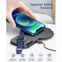 Yemo 3 in 1 Wireless Charger, Charging Station for Apple Products Compatible with Airpods Pro, Apple Watch Series Se 6 5 4 3 2, Phone Charging Station Dock for iPhone 12,11,11 Pro,Xr,Xs Max,Samsung