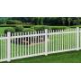 WamBam Fence BL19101 Nantucket Picket Vinyl Fence, White