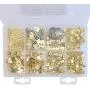Assorted Picture Hanging Kit | 220 Piece Assortment with Wire, Picture Hangers, Hooks, Nails and Hardware for Frames Assorted Picture Hanging Kit | 220 Piece Assortment with Wire, Picture Hangers, Hooks, Nails and Hardware for Frames