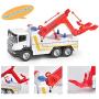 1/50 Diecast Metal Wrecker Tow Truck Toy for Boys and Girls, Construction Truck Vehicle Car Toy for Kids