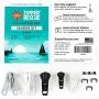 Zipper Rescue Zipper Repair Kits – The Original Zipper Repair Kit, Made in America Since 1993 (Marine)
