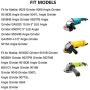 Grinder Angle Spanner Wrench Flange Nut Compatible With Dewalt Milwaukee 193465-4 Bosch Black Decker Ryobi 4.5'' 5'' 5/8-11 Parts