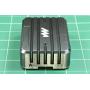 Mechatronics Art Raspberry Pi 3 Aluminum Cooling Case - Gunmetal Grey Metal Case