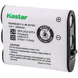 Kastar HHR-P511 / HHR-P402 Battery, Type 24 &Type 30 NI-MH Rechargeable Cordless Telephone Battery 3.6V 1800mAh, Replacement for Panasonic HHR-P511, HHR-P402, P-P511 (Detail Models in the Description)