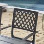 VICLLAX Outdoor Metal Bistro Dining Chairs Set - Patio Stackable Chairs