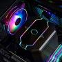 Cooler Master Master Fan MF120 Halo Duo-Ring Addressable RGB Lighting 120mm 3 Pack with Independently-Controlled LEDS, Absorbing Rubber Pads, PWM Static Pressure for Computer Case & Liquid Radiator