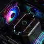 Cooler Master Master Fan MF120 Halo Duo-Ring Addressable RGB Lighting 120mm 3 Pack with Independently-Controlled LEDS, Absorbing Rubber Pads, PWM Static Pressure for Computer Case & Liquid Radiator