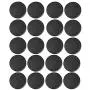 Prescott Plastics 1 1/4 Inch Round Plastic Plug, Pipe Tubing End Cap, Durable Chair Glide (20)