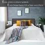 YAKEY Bed Frame Queen Size with Headboard/Platform Metal Bed Frame with Footboard Heavy Duty Metal Bed Frame/Strong Slat Support/No Box Spring Needed/Easy Assembly