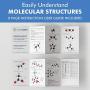 Organic Chemistry Model Kit (239 Pieces) - Molecular Model Student or Teacher Pack with Atoms, Bonds and Instructional Guide