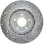 StopTech 227.42080R Select Sport Drilled and Slotted Brake Rotor; Front Right