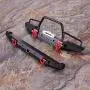Rc Car Part, Front Rear Bumper Part W/Lights for Rc Crawler Car Traxxas TRX-4 Scx10Ii 90046, Front and Rear Metal Bumpers with Climbing Lights Rc Car Part, Front Rear Bumper Part W/Lights for Rc Crawler Car Traxxas TRX-4 Scx10Ii 90046, Front and Rear Metal Bumpers with Climbing Lights