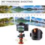 K&F Concept SA254M1 62 DSLR Camera Tripod Lightweight and Compact Aluminum Detachable Monopod Tripod with 360 Panorama Ball Head Quick Release Plate for Travel and Work
