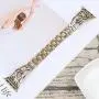 Compatible for Apple Watch Stainless Steel Band 38mm, 42mm Women Wristband Replacement for Apple Watch Series 5/4/3/2/1 Accessories Metal Bling Strap by YvY …