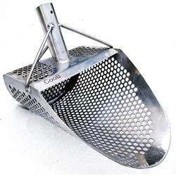 CooB Sand Scoop for Metal Detecting Hexagon 7 Beach Metal Detector Hunting Tool Stainless Steel