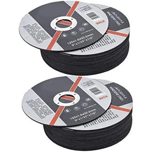 50 Pack 5''x.040''x7/8'' Cut-Off Wheel - Metal & Stainless Steel Cutting Discs 50 Pack 5''x.040''x7/8'' Cut-Off Wheel - Metal & Stainless Steel Cutting Discs
