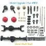 WPL Upgrade DIY Modified Accessories Full Metal Spare Part with Metal Shaft Shell Official OP Fitting for B14 B24 C14 C24 C34 WPL Upgrade DIY Modified Accessories Full Metal Spare Part with Metal Shaft Shell Official OP Fitting for B14 B24 C14 C24 C34