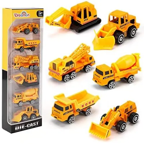Alloy Truck Mini Pocket Size Construction Models Play Vehicles Toy Trucks for Boys Age 2 3 4 ,Kids Party Favors Cake Decorations Topper Birthday Gift,6Pcs Set Alloy Truck Mini Pocket Size Construction Models Play Vehicles Toy Trucks for Boys Age 2 3 4 ,Kids Party Favors Cake Decorations Topper Birthday Gift,6Pcs Set