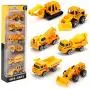 Alloy Truck Mini Pocket Size Construction Models Play Vehicles Toy Trucks for Boys Age 2 3 4 ,Kids Party Favors Cake Decorations Topper Birthday Gift,6Pcs Set Alloy Truck Mini Pocket Size Construction Models Play Vehicles Toy Trucks for Boys Age 2 3 4 ,Kids Party Favors Cake Decorations Topper Birthday Gift,6Pcs Set