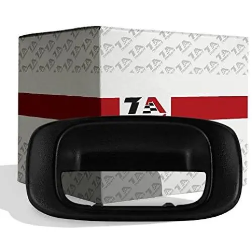T1A Tailgate Handle Bezel Compatible with Chevrolet 1999-2007 Silverado and GMC Sierra, Also Fits 1500, 2500, 3500 HD Pickup Truck, Black Color, T1A-15228539