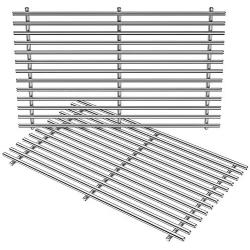 Stanbroil Stainless Steel Cooking Grates for Weber Summit 400 Series Summit E/S 450/440/460/470 Gas Grills With Smoker Box, Replacement Parts for Weber 67550 - Set of 2