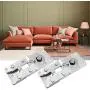 EAU Sectional Sofa Connector 4 Packs, Metal Sectional Sofa Interlocking Furniture Connector with 40 PSC Screws, Couch Clamp Sectional Connectors for Sliding Sofas