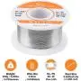 WYCTIN 2047 1.0mm 100g 60/40 Active Solder Wire with Resin Core for DIY Soldering Work