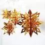 Winter Wonderland Snowflakes Party Decorations 3D Card Hanging Paper Centerpieces for/Birthday/Christmastree/New Year/Baby Shower/Wedding Party /Shopwindow Supplies (Mirror Gold) Winter Wonderland Snowflakes Party Decorations 3D Card Hanging Paper Centerpieces for/Birthday/Christmastree/New Year/Baby Shower/Wedding Party /Shopwindow Supplies (Mirror Gold)