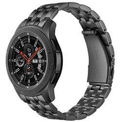 Kartice No Gaps Bands Compatible with Samsung Galaxy Watch 46mm Bands Gear S3 Frontier No Gaps Band, 22mm Solid Stainless Steel No Gaps Watch Bands for Galaxy Watch 46mm Gear S3 Classic Bands