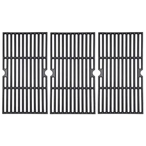 BBQration 3-Pack 16 7/8'' CIF876C Matte Cast Iron Cooking Grid Replacement Parts for Charbroil 463436213, 463436214, 463441312, 463420508, 463441512, 463440109, Master Chef, Backyard and More BBQration 3-Pack 16 7/8'' CIF876C Matte Cast Iron Cooking Grid Replacement Parts for Charbroil 463436213, 463436214, 463441312, 463420508, 463441512, 463440109, Master Chef, Backyard and More