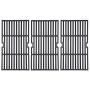 BBQration 3-Pack 16 7/8'' CIF876C Matte Cast Iron Cooking Grid Replacement Parts for Charbroil 463436213, 463436214, 463441312, 463420508, 463441512, 463440109, Master Chef, Backyard and More