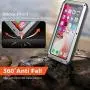 iPhone Xs Max Case, TCM Aluminum Metal Case - Water Resistant Shockproof Heavy Duty Tempered Glass Screen Protector Dual Layer Protective Case for Apple iPhone Xs Max-Silver iPhone Xs Max Case, TCM Aluminum Metal Case - Water Resistant Shockproof Heavy Duty Tempered Glass Screen Protector Dual Layer Protective Case for Apple iPhone Xs Max-Silver