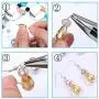 TOAOB 700pcs Earring Hooks Hypo allergenic French Ear Wires with Ball and Coil 7 Colors 18mm Nickel Free Metal Fish Hook Earrings Making Supplies Jewelry Findings