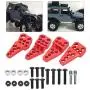 Vbest life 4PCS RC Car Shock Damper Bracket, Aluminum Alloy Shock Damper Adjustable Bracket for Axial SCX10 II 90046 90047 RC Upgrade Parts(red)