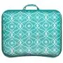 LapGear Designer Lap Desk with Phone Holder and Device Ledge - Aqua Trellis - Fits up to 15.6 Inch Laptops - Style No. 45422,Medium - Fits up to 15.6'' Laptops
