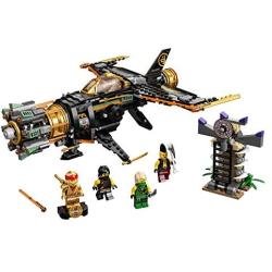 LEGO NINJAGO Legacy Boulder Blaster 71736 Airplane Toy Featuring Collectible Figurines, New 2021 (449 Pieces)