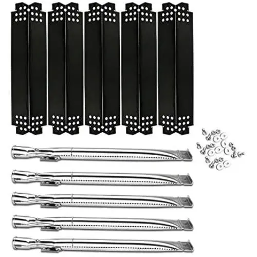 Utheer Grill Replacement Parts for Home Depot Nexgrill 720-0830H, 5 Burner 720-0888 720-0888N 720-0888S Gas Grill, Included 5 Grill Burner Tube, 5 Heat Plates Shield Tents Utheer Grill Replacement Parts for Home Depot Nexgrill 720-0830H, 5 Burner 720-0888 720-0888N 720-0888S Gas Grill, Included 5 Grill Burner Tube, 5 Heat Plates Shield Tents