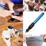 FOLAI Electric Engraving Engraver Pen Carve Tool for DIY Jewellery Jewelry Metal Glass - (Cordless Precision Engraver with Diamond Tip Bit)