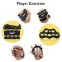 GRM Hand Grip Strengthener Counting Forearm Trainer Workout Kit, 11-132Lbs Adjustable Resistance Grip Strength Trainer, Finger Exerciser, Finger Stretcher, Grip Ring, Stress Relief Grip Ball