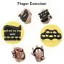 GRM Hand Grip Strengthener Counting Forearm Trainer Workout Kit, 11-132Lbs Adjustable Resistance Grip Strength Trainer, Finger Exerciser, Finger Stretcher, Grip Ring, Stress Relief Grip Ball