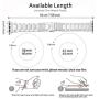 Aottom Compatible for Apple Watch Band 44mm Ceramic iWatch Band 42mm Women Men Stainless Steel Metal Butterfly Buckle Wristband Replacement Band for 42mm/44mm Apple Watch SE Series 6/5/4/3/2/1, White